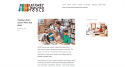 Desktop Screenshot of libraryteachertools.com